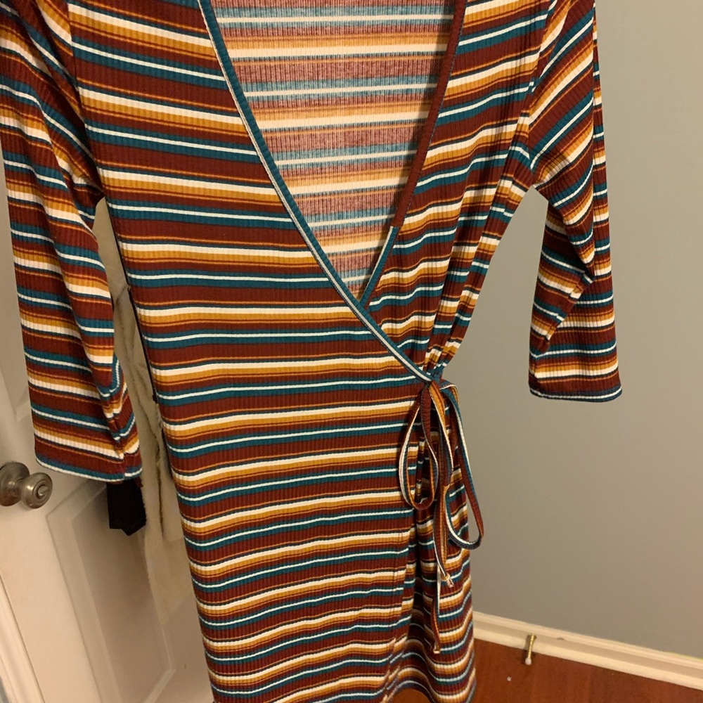Stripped mini dress